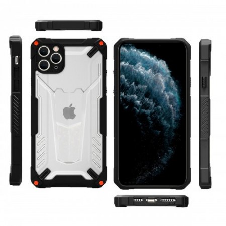 Samsung A12 Drop-оребрен Black Кейс