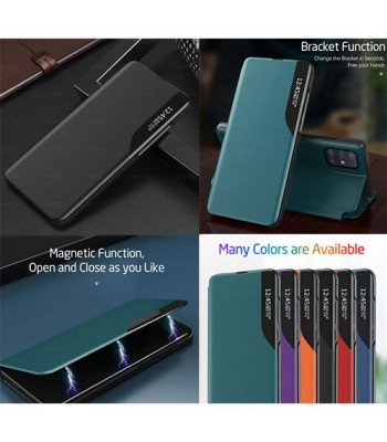 Huawei Nova 9 Pro, Honor 50 Pro Smart View Leather Flip Black Кейс