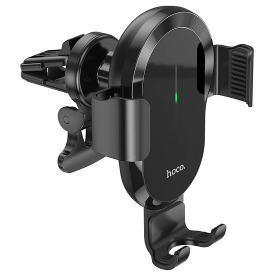 Hoco CA105 Guide Three-Axis Linkage Wireless Charging Car Black Холдер
