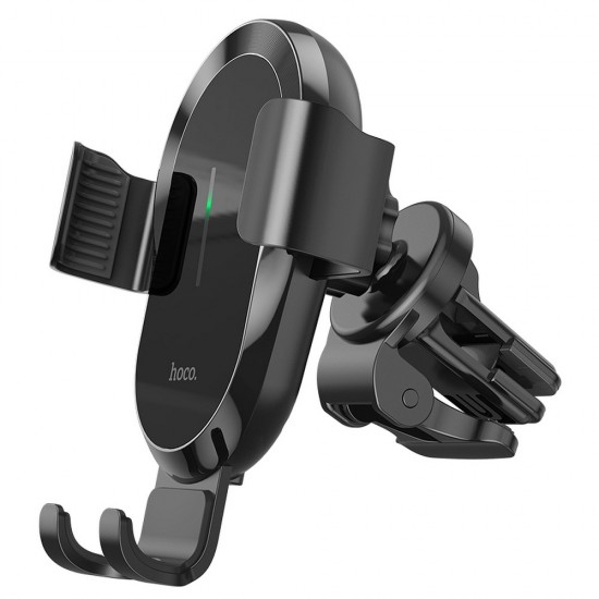 Hoco CA105 Guide Three-Axis Linkage Wireless Charging Car Black Холдер
