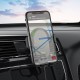 Hoco CA105 Guide Three-Axis Linkage Wireless Charging Car Black Холдер