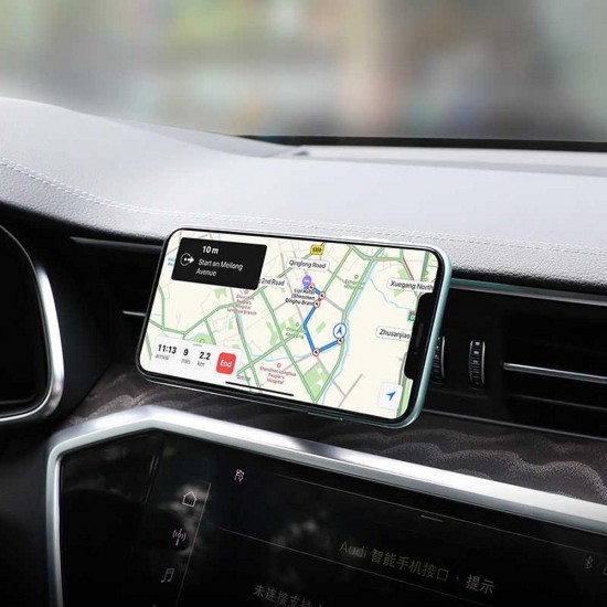 Hoco CA65 Sagittarius Series Air Outlet Magnetic Car Black Холдер