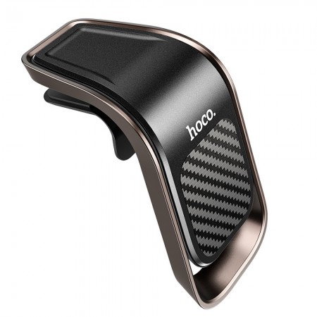 Hoco CA74 Universe Air Outlet Magnetic Car Black&Metal Grey GSM Холдер