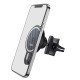 Hoco CA85 Ultra-Fast Magnetic Wireless Charging Car Black Холдер