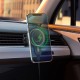 Hoco CA85 Ultra-Fast Magnetic Wireless Charging Car Black Холдер