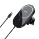 Hoco CA90 Powerful Magnetic Wireless Charging Car Black Холдер