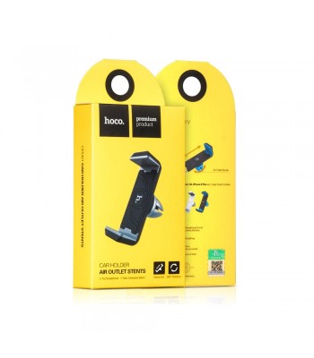 Hoco CPH01 Mobile Car Outlet White/Grey Холдер