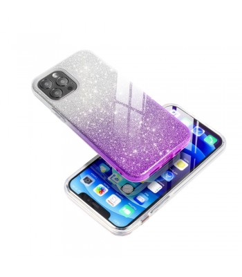Huawei P40 Lite Forcell Shining Transparent/Violet Кейс
