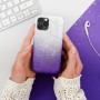 Huawei P40 Lite Forcell Shining Transparent/Violet Кейс