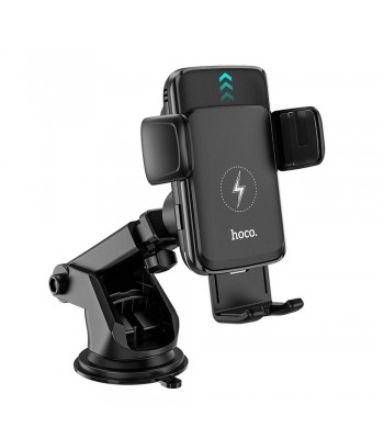 Hoco S35 Smart Alignment Wireless Charging Car Black Холдер