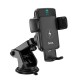 Hoco S35 Smart Alignment Wireless Charging Car Black Холдер