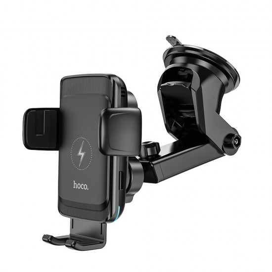 Hoco S35 Smart Alignment Wireless Charging Car Black Холдер