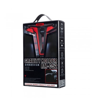 Remax RM-C52 Kimkon Gravity Black/Red Холдер