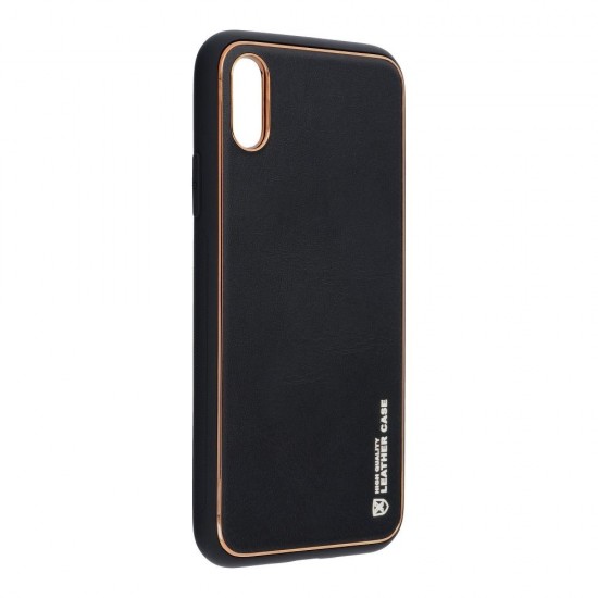 Apple iPhone X Forcell Leather Black S1-0100422 Кейс