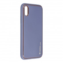 Apple iPhone X Forcell Leather Blue S1-0100423 Кейс