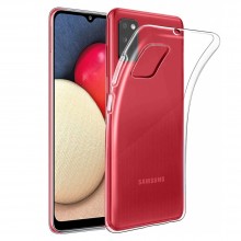 Samsung A02s Back Ultra Slim 0,5mm Transparent Кейс Samsung A02s Back Ultra Slim 0,5mm Transparent Кейс