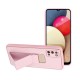 Samsung A02s Forcell Leather Kickstand Pink Кейс