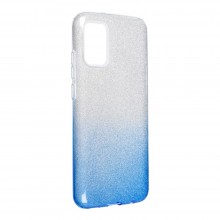 Samsung A02s Forcell Shining Clear/Blue Кейс