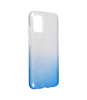 Samsung A02s Forcell Shining Clear/Blue Кейс