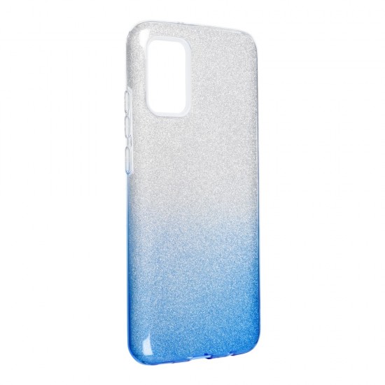 Samsung A02s Forcell Shining Clear/Blue Кейс