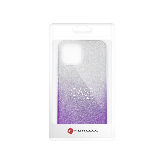 Samsung A02s Forcell Shining Clear/Violet Кейс