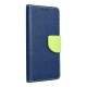 Samsung A12 Fancy Book Navy/Lime Кейс