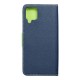 Samsung A12 Fancy Book Navy/Lime Кейс