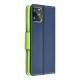 Samsung A12 Fancy Book Navy/Lime Кейс