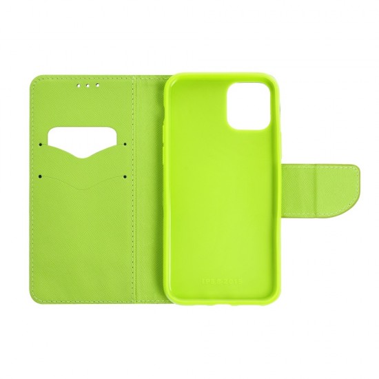 Samsung A12 Fancy Book Navy/Lime Кейс