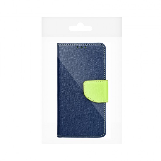 Samsung A12 Fancy Book Navy/Lime Кейс