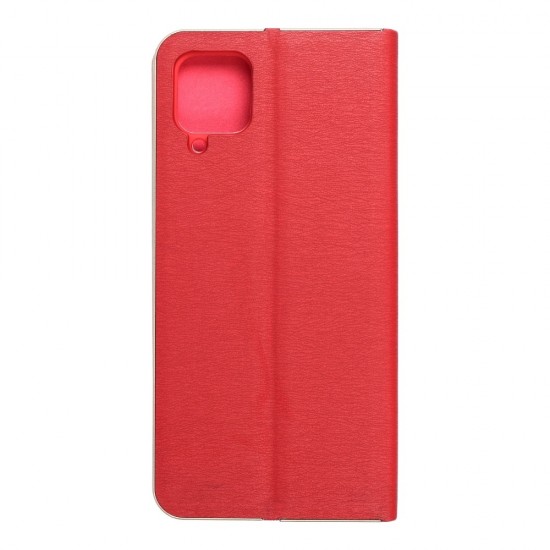 Samsung A12 Forcell Luna Book Gold Red Кейс