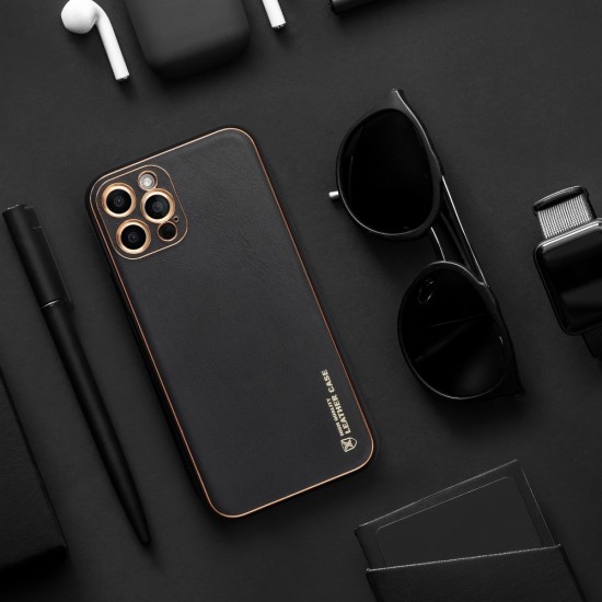 Samsung A12 Forcell Leather Black Кейс