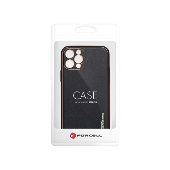 Samsung A12 Forcell Leather Black Кейс