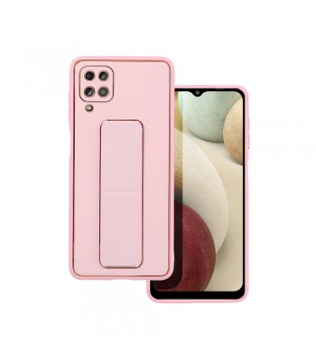 Samsung A12 Forcell Leather Kickstand Pink Кейс
