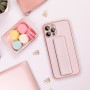 Samsung A12 Forcell Leather Kickstand Pink Кейс Samsung A12 Forcell Leather Kickstand Pink Кейс