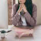 Samsung A12 Forcell Leather Kickstand Pink Кейс