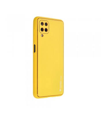 Samsung A12 Forcell Leather Yellow Кейс