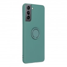 Samsung A12 Forcell Silicone Ring Green Кейс Samsung A12 Forcell Silicone Ring Green Кейс