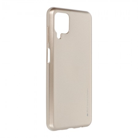 Samsung A12 Mercury i-Jelly Metal Gold Кейс