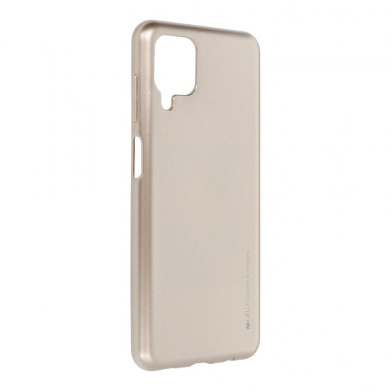 Samsung A12 Mercury i-Jelly Metal Gold Кейс