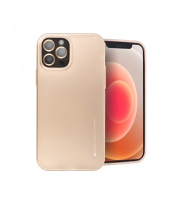 Samsung A12 Mercury i-Jelly Metal Gold Кейс