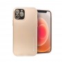 Samsung A12 Mercury i-Jelly Metal Gold Кейс