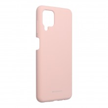 Samsung A12 Mercury Silicone Pink Sand Кейс