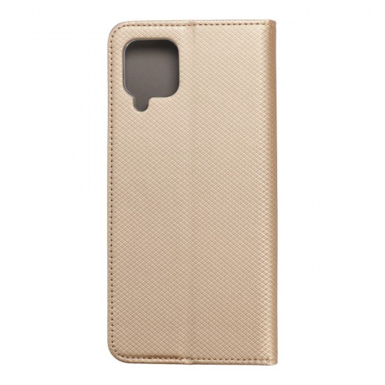 Samsung A12 Smart Book Gold Кейс