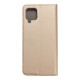 Samsung A12 Smart Book Gold Кейс