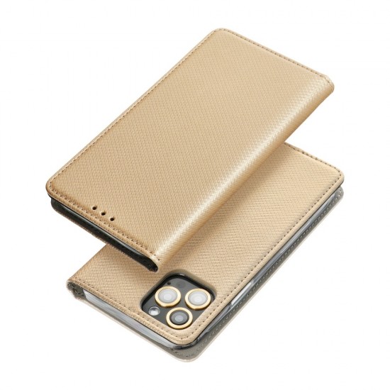 Samsung A12 Smart Book Gold Кейс