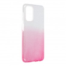 Samsung A13 4G Forcell Shining Clear/Pink Кейс Samsung A13 4G Forcell Shining Clear/Pink Кейс