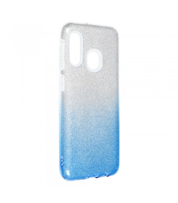 Samsung A20e Forcell Shining Clear/Blue Кейс