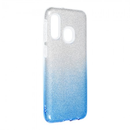 Samsung A20e Forcell Shining Clear/Blue Кейс