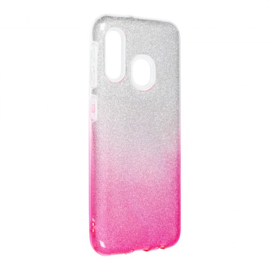 Samsung A20e Forcell Shining Clear/Pink Кейс